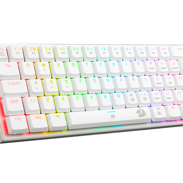 TECLADO MECANICO GAMER REDRAGON ANIVIA BRANCO RGB — foto 2