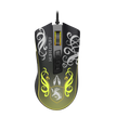 Mouse Gamer Redragon Harry Potter Cobra RGB Special Edition Hufflepuff Preto e A — foto 1