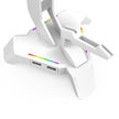 Suporte para headset com mouse Bungee e Hub Redragon Scepter Elite Branco — foto 6