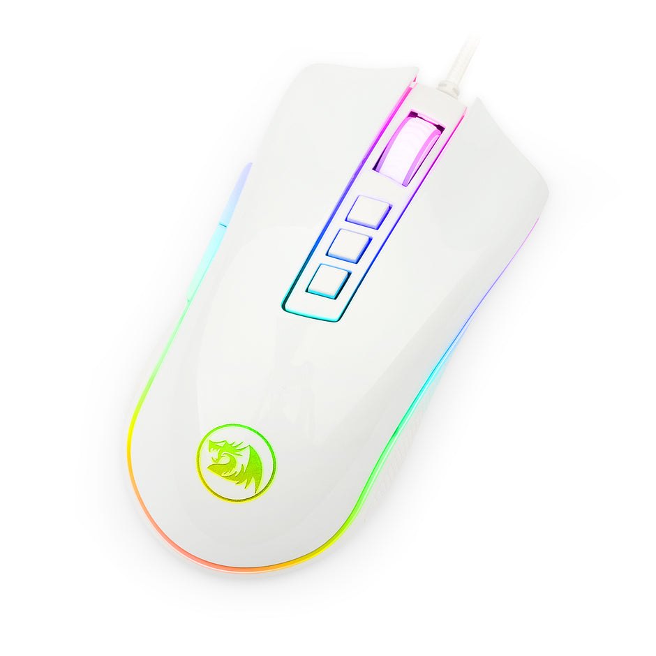 Mouse Gamer King Cobra 2 Lunar White M711w-fps Rgb Redragon — foto 1