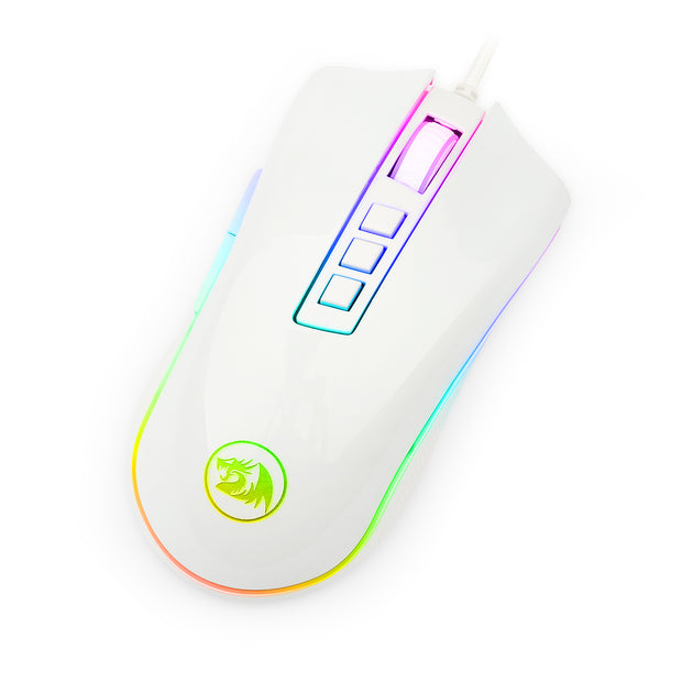 Mouse Gamer King Cobra 2 Lunar White M711w-fps Rgb Redragon — foto 1