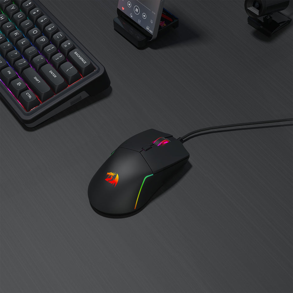 Mouse Gamer Redragon Naga Preto M730-RGB