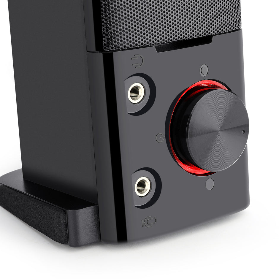 Redragon GS550 ORPHEUS PC Gaming Speakers, 2.0 canais estéreo desktop computador barra de som com tamanho compacto manob