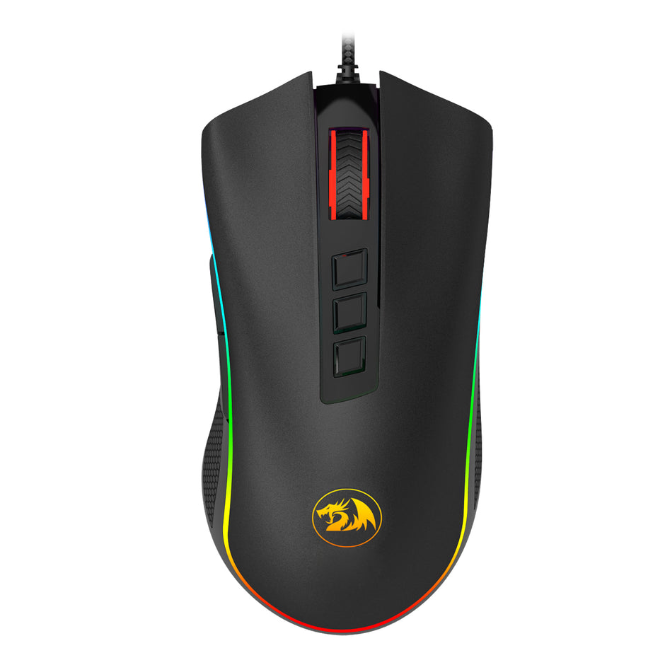 Mouse Gamer Redragon Cobra M711 RGB (10000 DPI/Pixart PMW3325) - Preto