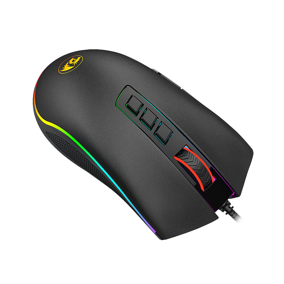 Mouse Gamer Redragon Cobra M711 RGB (10000 DPI/Pixart PMW3325) - Preto