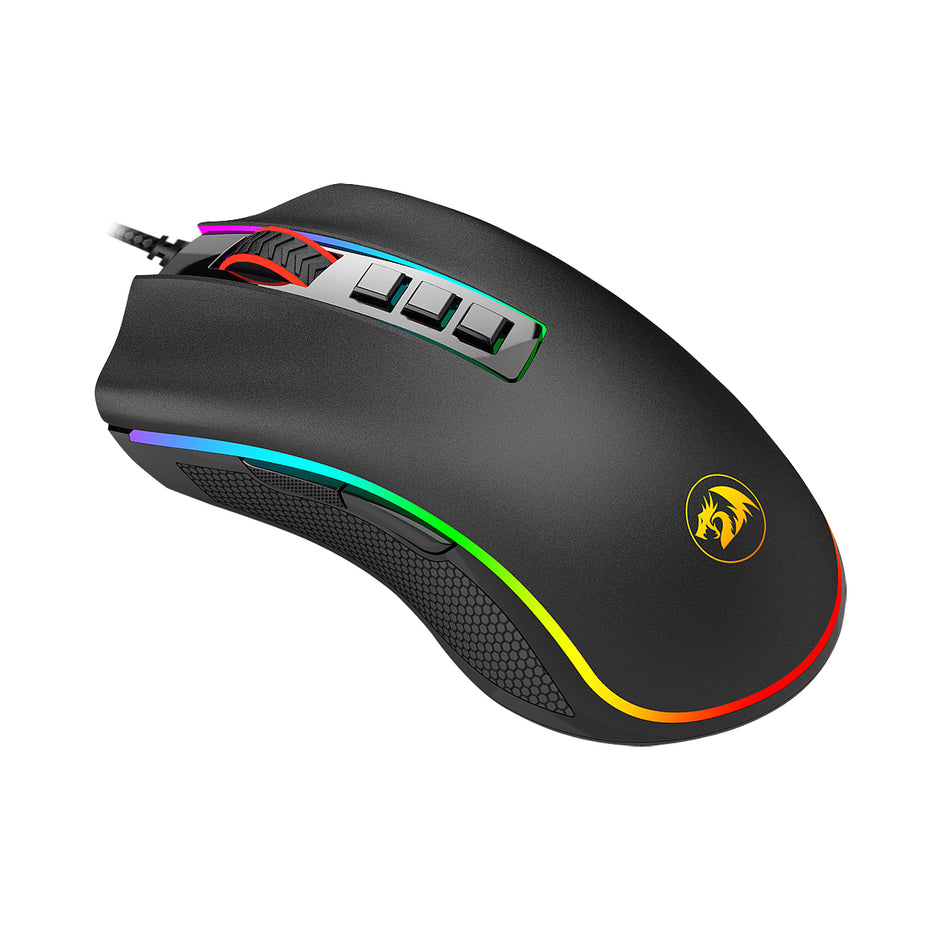 Mouse Gamer Redragon Cobra M711 RGB (10000 DPI/Pixart PMW3325) - Preto
