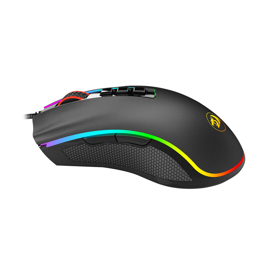 Mouse Gamer Redragon Cobra M711 RGB (10000 DPI/Pixart PMW3325) - Preto