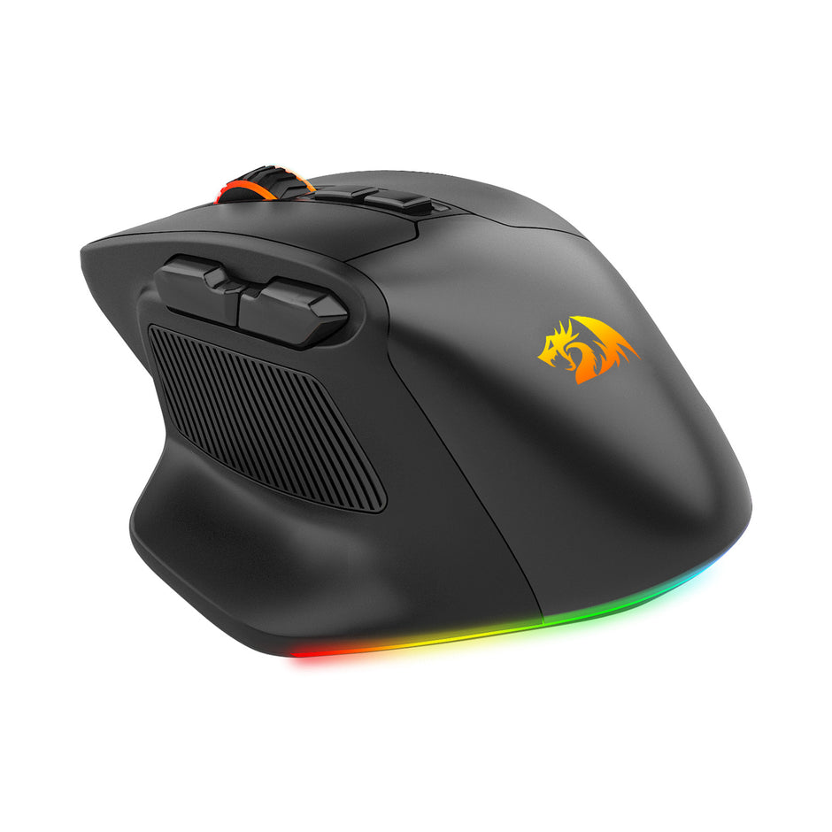 Mouse Gamer Redragon Bullseye Pro Rgb Sem Fio 26000dpi Preto