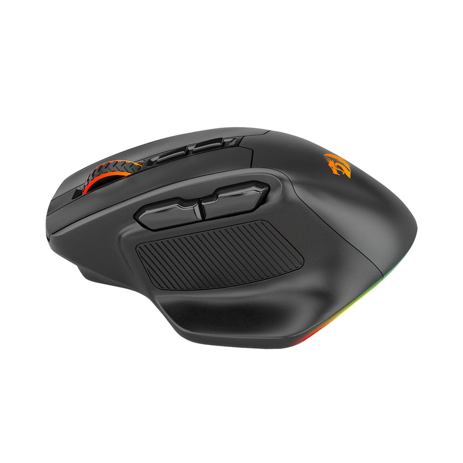 Mouse Gamer Redragon Bullseye Pro Rgb Sem Fio 26000dpi Preto