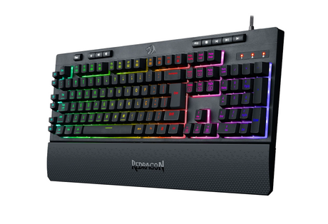 Teclado mecânico Redragon com iluminação RGB