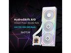 Water Cooler Lian Li Hydroshift II LCD 360TL BRANCO UNIFANS TL — foto 6