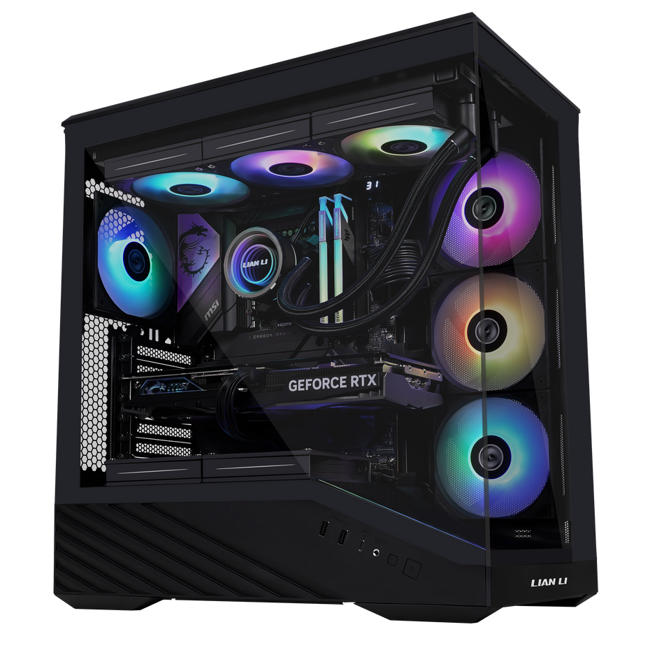 Gabinete Lian Li Vector V100X Black — foto 1
