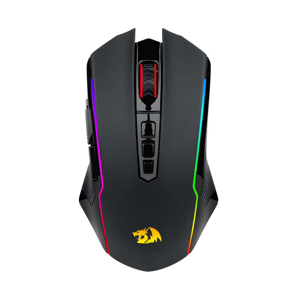 Mouse Gamer Redragon Nix Rgb Wireless Preto Preto - Preto