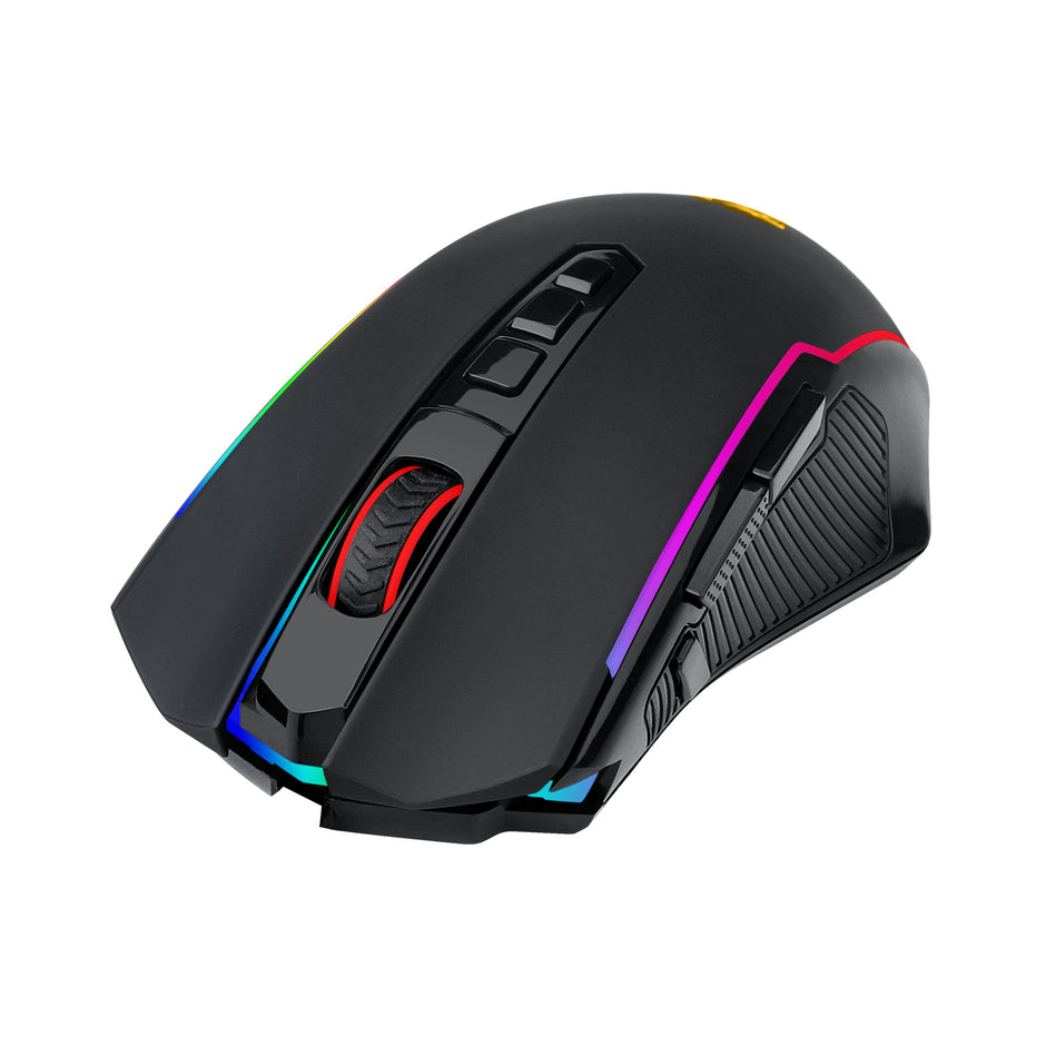 Mouse Gamer Redragon Nix Rgb Wireless Preto Preto - Preto