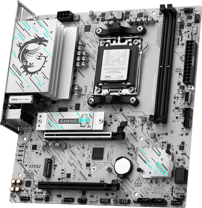 Placa MAE MSI B840M Gaming WIFI6E - AMD Ryzen AM5 - DDR5 - Matx - M.2 Nvme - Hdmi/displayport