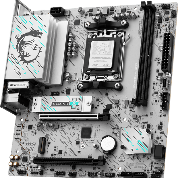Placa MAE MSI B840M Gaming WIFI6E - AMD Ryzen AM5 - DDR5 - Matx - M.2 Nvme - Hdmi/displayport
