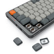Teclado Redragon Azure Wireless Bt Sw Brown K652gg-rgb-pro Cinza Inglês Internacional - RGB - Cinza - Inglês internacion