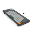 Teclado Redragon Azure Wireless Bt Sw Brown K652gg-rgb-pro Cinza Inglês Internacional - RGB - Cinza - Inglês internacion